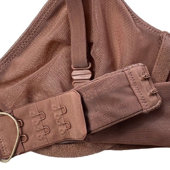 SKIMS Mesh Underwire Bra Convertible Rose Clay 34A - Picture 7 of 9